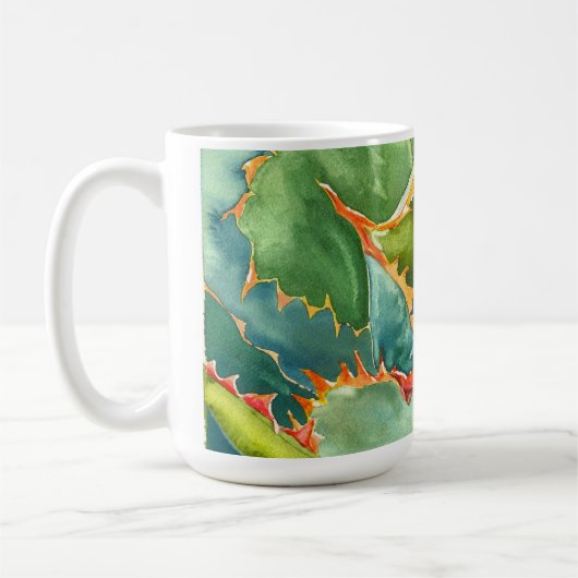 Agave waterverf mok van Debra Lee Baldwin (Links)