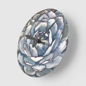 Agave waterverf muur klok (Hoek)