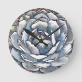 Agave waterverf muur klok (Voorkant)