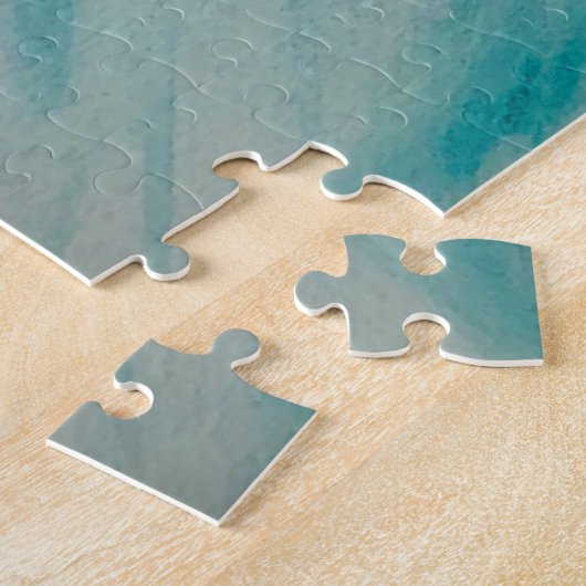 Agave waterverf sappige kunst legpuzzel (Zijkant)