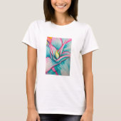 Agave waterverf sappige kunst t-shirt (Voorkant)