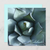 agaveblauw kaart (Voorkant / Achterkant)