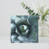 agaveblauw kaart (Staand voorkant)