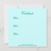 agaveblauw kaart (Achterkant)