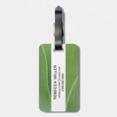 Agaveplant Close-up Bagagelabel (Achterkant verticaal)