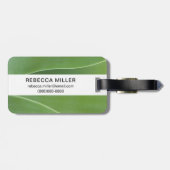 Agaveplant Close-up Bagagelabel (Achterkant horizontaal)