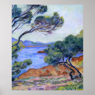Agay, landschapschilderij door Armand Guillaumin Poster