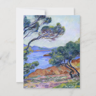 Agay, landschapschilderij van Armand Guillaumin Notitiekaartje