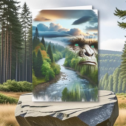 Age Doesn't Mean Squatch | Funny Birthday Bigfoot Kaart