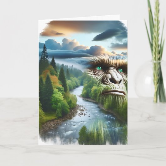 Age Doesn't Mean Squatch | Funny Birthday Bigfoot Kaart (Voorkant)