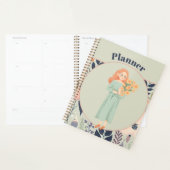age Green Aesthetic Floral  Planner (Display)
