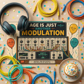 Age Is Just Another Modulation! 🎛️🎂 Briefkaart