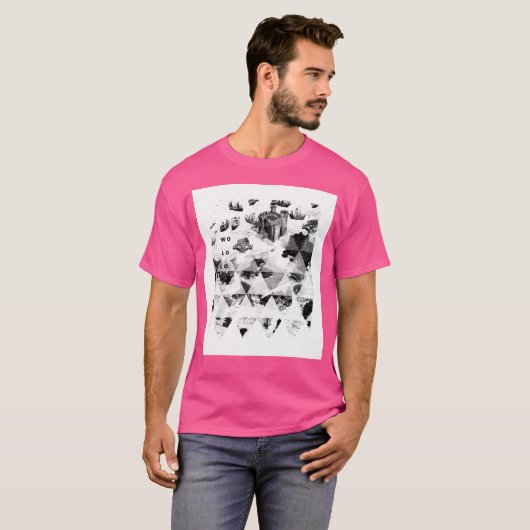 Age of Empires Wololo zwart en wit T-shirt (Voorkant volledig)