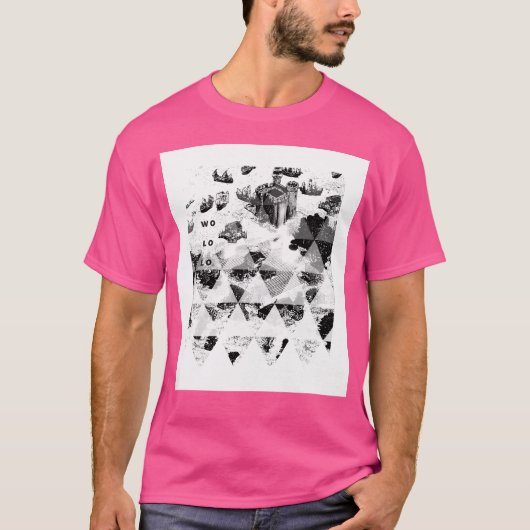 Age of Empires Wololo zwart en wit T-shirt (Voorkant)