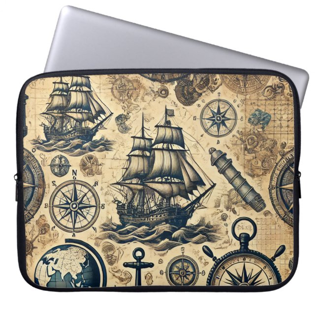 Age of Exploration Laptop Sleeve: Companion of Dis Laptop Sleeve (Voorkant)