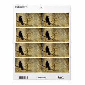 Age Old Damask Etiket (Full Sheet)