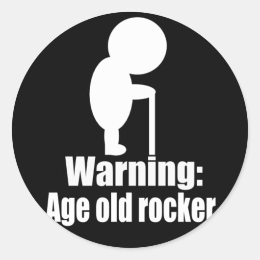 Age Old Rocker Sticker (Voorkant)