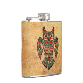 Aged and Worn Haida Spirit Owl Heupfles (Rechts)