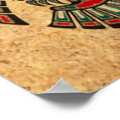 Aged and Worn Haida Spirit Owl Poster (Hoek)