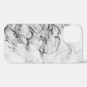 aged black and white postcard stylizationabstract, Case-Mate iPhone case (Achterkant (horizontaal))