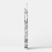 aged black and white postcard stylizationabstract, Case-Mate iPhone case (Achterkant / Rechts)