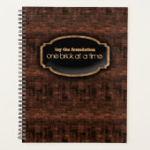 Aged Brick Wall Planner (Voorkant)