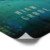 Aged Delicious Brewed Coffee Antiek Replica Poster (Hoek)