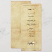 Aged Distress Style Menu Kaart (Voorkant / Achterkant)