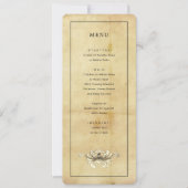 Aged Distress Style Menu Kaart (Voorkant)