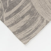 Aged Floral Fleece Deken (Hoek)