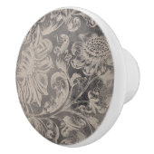 Aged Floral Keramische Knop (Rechts)