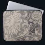 Aged Floral Laptop Sleeve<br><div class="desc">Oude Floral II van Vision Studio. Patroon bestaande uit vette,  antiek-achtige florale design.</div>