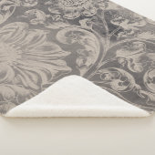 Aged Floral Sherpa Deken (3/4)