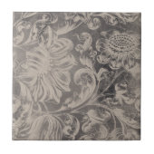 Aged Floral Tegeltje (Voorkant)