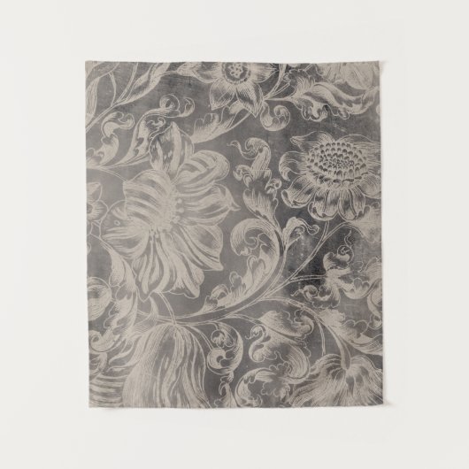 Aged Floral Wandkleed (Voorkant)