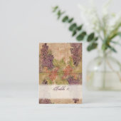 Aged Grape Vineyard Wedding Table Place Cards Plaatskaartje (Staand voorkant)