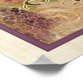 Aged Grape Vineyard Welkomstbord, Audrey Jeanne Poster (Hoek)