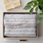 Aged Joseph Campbell Inspirerend het Manuscript v Tissuepapier (Geschenk)