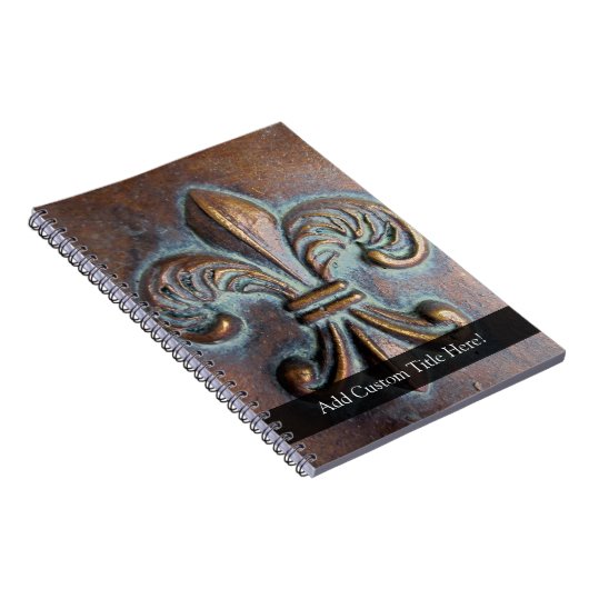 Aged-Kijk Fleur de Lis Notitieboek (Rechterzijde)