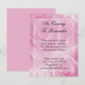 Aged Lace Rozen Dinner Party nodiging uit Kaart (Voorkant / Achterkant)