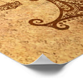  Aged Libra Zodiac Poster (Hoek)