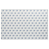 Aged Look Oog van Horus Blauw en Wit Stof (Yard (91,4 cm))