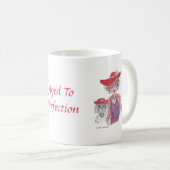 Aged Red Pet Woman and Poodle Koffiemok (Voorkant rechts)