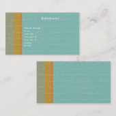 Aged Retro Visitekaartje (Voorkant / Achterkant)