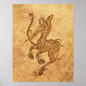  Aged Sagittarius Zodiac Poster (Voorkant)