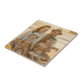 Aged Sepia Photo Template D1216 Tegeltje (Zijkant)