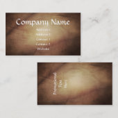 Aged Sepia Visitekaartje (Voorkant / Achterkant)