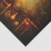 Aged Steampunk Industrial Background FG9 Decoupage Tissuepapier (Detail)