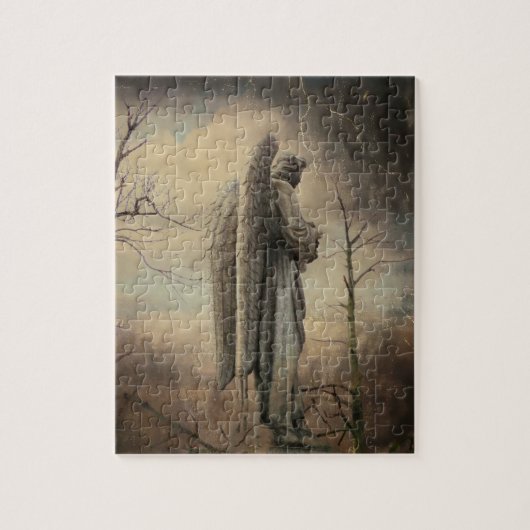 Aged Stone Angel Legpuzzel (Verticaal)