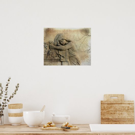 Aged Stone Poster (Keuken)